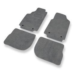 Tapis de sol velours pour Audi A6 I C4 (1994-1997) - Premium tapis de voiture - gris - DGS Autodywan