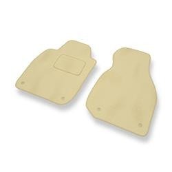 Tapis de sol velours pour Audi A6 II C5 (1997-2004) - Premium tapis de voiture - beige - DGS Autodywan