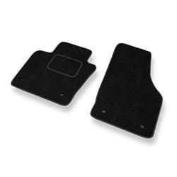 Tapis de sol velours pour Audi Q3 I 8U (2011-2018) - Premium tapis de voiture - noir - DGS Autodywan