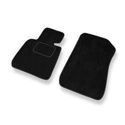 Tapis de sol velours pour BMW 3 M3 IV E90 (2007-2013) - Premium tapis de voiture - noir - DGS Autodywan