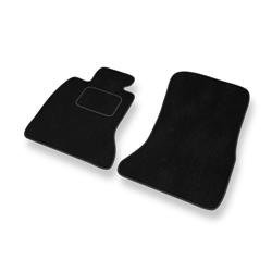 Tapis de sol velours pour BMW 7 V F01/F02 (2008-2015) - Premium tapis de voiture - noir - DGS Autodywan