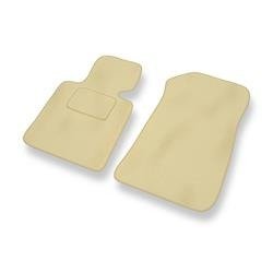 Tapis de sol velours pour BMW X1 I E84 (2009-2015) - Premium tapis de voiture - beige - DGS Autodywan