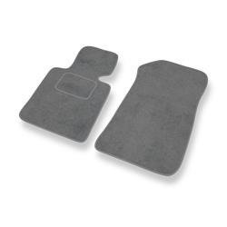 Tapis de sol velours pour BMW X1 I E84 (2009-2015) - Premium tapis de voiture - gris - DGS Autodywan