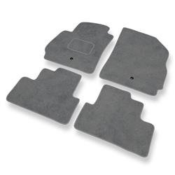 Tapis de sol velours pour Chevrolet Orlando (2010-2018) - Premium tapis de voiture - gris - DGS Autodywan