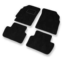 Tapis de sol velours pour Chevrolet Spark II M300 (2010-2015) - Premium tapis de voiture - noir - DGS Autodywan