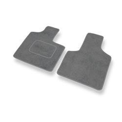 Tapis de sol velours pour Chrysler Grand Voyager III (1996-2000) - Premium tapis de voiture - gris - DGS Autodywan