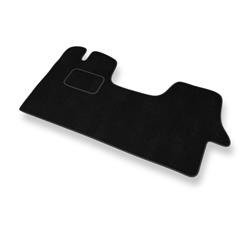 Tapis de sol velours pour Citroen Jumper II (2006-....) - Premium tapis de voiture - noir - DGS Autodywan