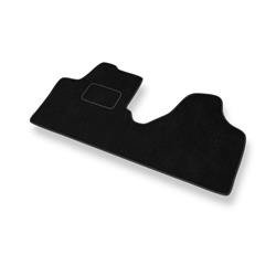 Tapis de sol velours pour Citroen Jumpy II (2007-2016) - Premium tapis de voiture - noir - DGS Autodywan