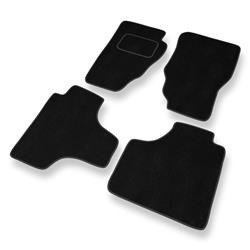 Tapis de sol velours pour Dodge Nitro (2007-2011) - Premium tapis de voiture - noir - DGS Autodywan