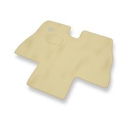 Tapis de sol velours pour Fiat Ducato II (1994-2006) - Premium tapis de voiture - beige - DGS Autodywan