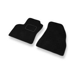 Tapis de sol velours pour Fiat Fiorino IV (2008-2011) - Premium tapis de voiture - noir - DGS Autodywan