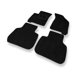 Tapis de sol velours pour Fiat Freemont (2011-2016) - Premium tapis de voiture - noir - DGS Autodywan