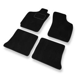 Tapis de sol velours pour Fiat Palio (1996-2004) - Premium tapis de voiture - noir - DGS Autodywan