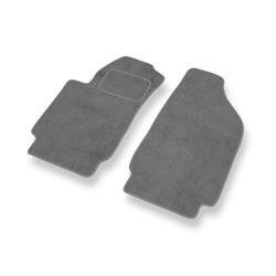 Tapis de sol velours pour Fiat Stilo (2001-2008) - Premium tapis de voiture - gris - DGS Autodywan