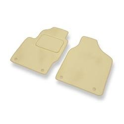 Tapis de sol velours pour Ford Galaxy I (1995-2000) - Premium tapis de voiture - beige - DGS Autodywan