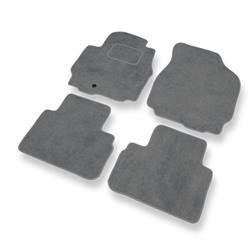 Tapis de sol velours pour Ford Maverick III (2003-2007) - Premium tapis de voiture - gris - DGS Autodywan