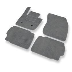 Tapis de sol velours pour Ford Mondeo V (2014-2021) - Premium tapis de voiture - gris - DGS Autodywan