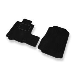 Tapis de sol velours pour Honda CR-V III (2007-2012) - Premium tapis de voiture - noir - DGS Autodywan