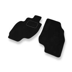 Tapis de sol velours pour Hyundai Coupe II (1999-2002) - Premium tapis de voiture - noir - DGS Autodywan