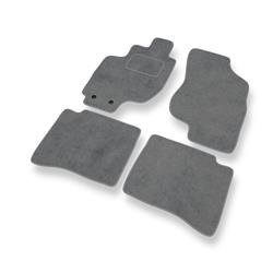 Tapis de sol velours pour Hyundai Elantra III (2000-2006) - Premium tapis de voiture - gris - DGS Autodywan