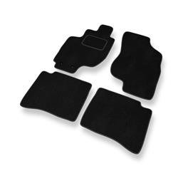 Tapis de sol velours pour Hyundai Elantra III (2000-2006) - Premium tapis de voiture - noir - DGS Autodywan