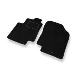 Tapis de sol velours pour Hyundai i20 I (2008-2014) - Premium tapis de voiture - noir - DGS Autodywan