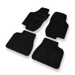 Tapis de sol velours pour Lancia Lybra I (1999-2006) - Premium tapis de voiture - noir - DGS Autodywan