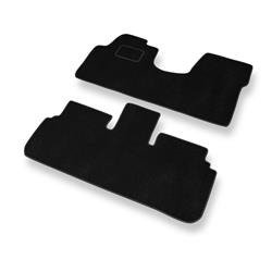 Tapis de sol velours pour Lancia Zeta (1995-2002) - Premium tapis de voiture - noir - DGS Autodywan