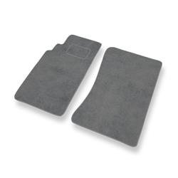 Tapis de sol velours pour Mazda MX-5 II (1998-2005) - Premium tapis de voiture - gris - DGS Autodywan