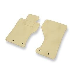 Tapis de sol velours pour Mazda MX-5 IV (2014-....) - Premium tapis de voiture - beige - DGS Autodywan