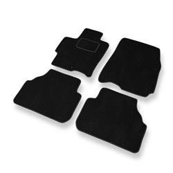 Tapis de sol velours pour Mazda Premacy I (1999-2005) - Premium tapis de voiture - noir - DGS Autodywan