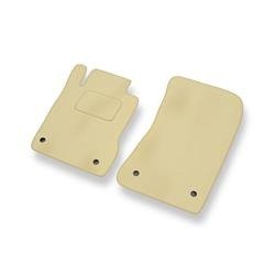 Tapis de sol velours pour Mercedes-Benz CLS W219 (2004-2010) - Premium tapis de voiture - beige - DGS Autodywan