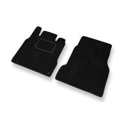 Tapis de sol velours pour Mercedes-Benz Classe A W168 (1997-2004) - Premium tapis de voiture - noir - DGS Autodywan