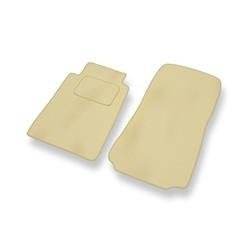 Tapis de sol velours pour Mercedes-Benz Classe C W202 (1993-2000) - Premium tapis de voiture - beige - DGS Autodywan