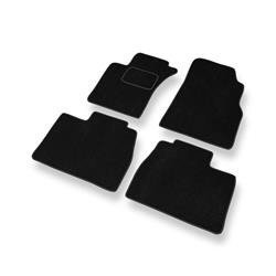 Tapis de sol velours pour Mercedes-Benz Classe M W163 (1997-2005) - Premium tapis de voiture - noir - DGS Autodywan