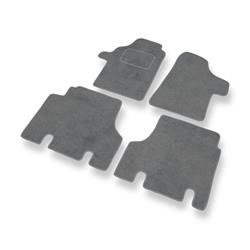 Tapis de sol velours pour Mercedes-Benz Vito W639 (2003-2014) - Premium tapis de voiture - gris - DGS Autodywan