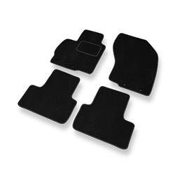 Tapis de sol velours pour Mitsubishi ASX (2010-2021) - Premium tapis de voiture - noir - DGS Autodywan