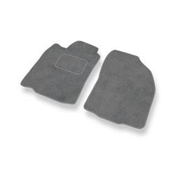 Tapis de sol velours pour Mitsubishi Pajero Sport I (1996-2008) - Premium  tapis de voiture - gris - DGS Autodywan gris
