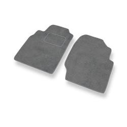 Tapis de sol velours pour Nissan Almera II (2000-2006) - Premium tapis de voiture - gris - DGS Autodywan