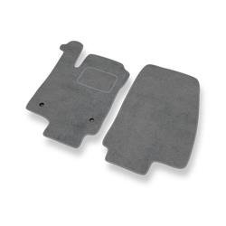 Tapis de sol velours pour Opel Astra G (1998-2009) - Premium tapis de voiture - gris - DGS Autodywan