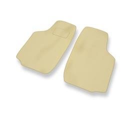 Tapis de sol velours pour Opel Combo C (2001-2011) - Premium tapis de voiture - beige - DGS Autodywan