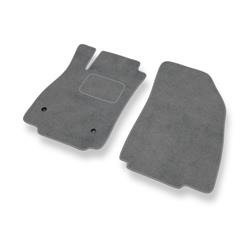 Tapis de sol velours pour Opel Mokka (2012-2019) - Premium tapis de voiture - gris - DGS Autodywan