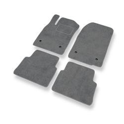 Tapis de sol velours pour Opel Vectra C (2002-2008) - Premium tapis de voiture - gris - DGS Autodywan