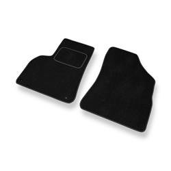 Tapis de sol velours pour Peugeot 3008 I (2009-2016) - Premium tapis de voiture - noir - DGS Autodywan