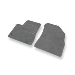 Tapis de sol velours pour Peugeot 5008 I (2009-2016) - Premium tapis de voiture - gris - DGS Autodywan