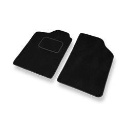 Tapis de sol velours pour Renault Clio I (1990-1998) - Premium tapis de voiture - noir - DGS Autodywan