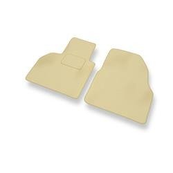 Tapis de sol velours pour Renault Kangoo II (2012-2021) - Premium tapis de voiture - beige - DGS Autodywan