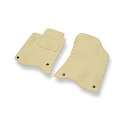 Tapis de sol velours pour Renault Laguna II (2000-2007) - Premium tapis de voiture - beige - DGS Autodywan