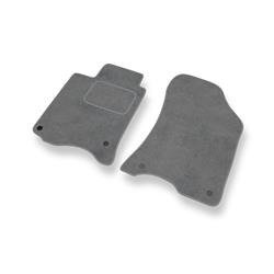 Tapis de sol velours pour Renault Laguna II (2000-2007) - Premium tapis de voiture - gris - DGS Autodywan