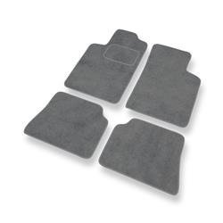 Tapis de sol velours pour Renault Megane I (1995-2002) - Premium tapis de voiture - gris - DGS Autodywan